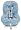 Lilly Pad Car Seat Cover for most 5-point Toddler Seats - Laguna Blue