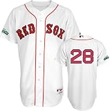 Adrian Gonzalez Jersey: Adult Majestic Home White Authentic Boston Red Sox Jersey with Fenway Park 100th Year Anniversary Patch
