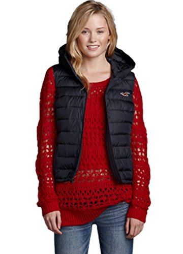 (ホリスター) Hollister Co. レディース ジャケット アウター フード付き ダウンベスト(down vest) 中綿ベスト [並行輸入品]