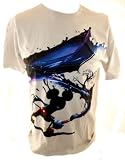 Mickey Mouse Mens T-Shirt - Epic Mickey Wet Paint Graphic on Gray (Disney) (Large)