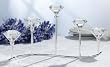 Diamond Five Tealight Holder Centerpiece
