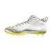 Men's UA Nitro III Mid-Cut Molded Lacrosse Cleats Cleat by Under Armour 9 White