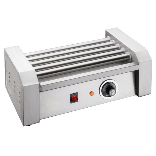 Great Northern Commercial Quality 8 Hot Dog and 5 Roller Grilling Machine 500-Watt