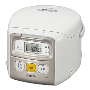 TIGER 小容量マイコン炊飯ジャー JAI-R550-W 3合 ホワイト JAI-R550-W