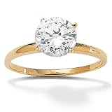 DiamonUltra&trade; Cubic Zirconia 10k Gold Ring