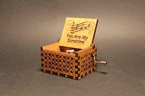 Engraved Wooden Music Box You Are My Sunshine