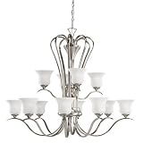 Kichler Lighting 2087NI Wedgeport - Twelve Light Chandelier, Brushed Nickel Finish