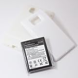 GALAXY S2　大容量 3500mAh バッテリー ＆カバー ＆ TPUケース　ホワイト純正の約２倍の容量　 ドコモSC-02C用