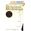 Original Meanings: Politics and Ideas in the Making of the Constitution