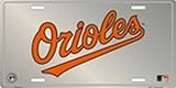 Baltimore Orioles MLB Chrome License Plate Plates Tag Tags Plate Tag Tags auto vehicle car front