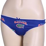NCAA Florida Gators Ladies Royal Blue Supreme Thong Underwear (Small)