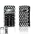 POLKADOTS SNAP-ON COVER HARD CASE PROTECTOR for LG VX9100 ENV2