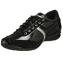 Geox Women's D Bon Ton Sneaker,Black,38 EU (US Women's 8 M)