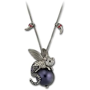Swarovski Passenger Angel Cat Pendant