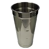 Waring CAC86 polished stainless steel malt cup.
