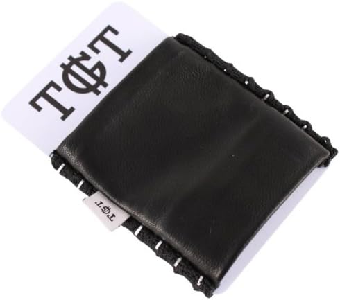 Black/Silver RPJ 2.0 Elastic Card Holder by TGT Tight Wallets