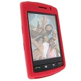 Amzer Silicone Skin Jelly Case for BlackBerry Storm (Maroon Red)
