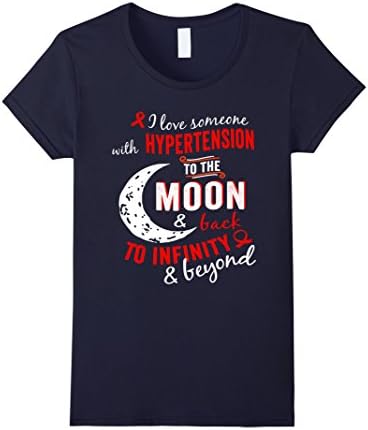 Women's Hypertension Awareness Shirt For Women/Men Small Navy