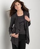 Jones New York Metallic-Thread Cascade Cardigan