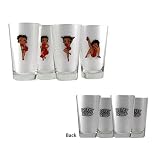 Brand New Officially Licensed Betty Boop Pint Glass Set