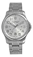 Swiss Army Men`s Officers Gent Silver Dial Watch #241359