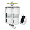 Audio Unlimited Premium 900MHz Wireless Indoor/Outdoor Speakers withRemote and Dual Power Transmitter (White)
