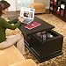 Kitchen & Housewares : Adjustable Height Coffee Table; Mahogany