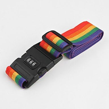 3 in 1 Laggage Tag, Pad Lock, and Luggage Strap