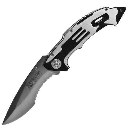 Whetstone Cutlery 25-1005s S-Matrix Stainless Steel Folding Knife, Silver Whetstone Cutlery 25-1005s S-Matrix Stainless Steel Folding Knife, Silver Hunting Knives