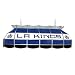 Trademark NHL4000-LAK NHL Los Angeles Kings Stained Glass 40 inch Lighting Fixture