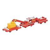 Trackmaster Railway System Thomas and Friends Motorized Road and Rail Battery Powered Tank Engine - Rocky The Giant Crane Pulled By Engines