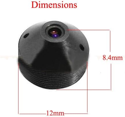wi8-Taper Shape 1/3'' 6mm Pinhole MTV Lens for CCTV Security Board Cameras PCB Lens