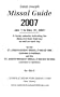 Saint Joseph Missal Guide: Jan. 1 to Dec. 31, 2007 (Saint Joseph Weekday Missal)