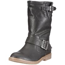 Buffalo Girl 112611 237809 SYN PU CFXQ BLACK 01, Damen Stiefel