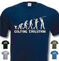 GOLF EVOLUTION - Funny Birthday Gift / Present T-Shirt