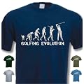 GOLF EVOLUTION - Funny Birthday Gift / Present T-Shirt