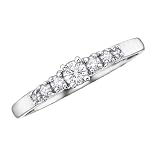 Diamond Engagement Ring 1/4 Carat (ctw) in 10K White Gold