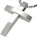 Urban Male Men's Chunky Stainless Steel Cross & Chain