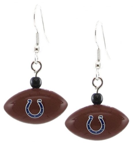 Indianapolis Colts - NFL Mini Football Dangler Earrings