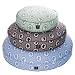 Round Silhouette Eco Friendly Dog Bed - Blue Medium