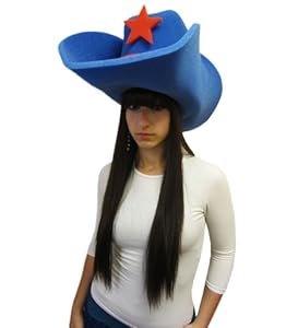 Blue Giant Foam Western Cowboy Hat