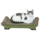Large Regular Sofa Cat Scratcher Style: Peacock (As Shown)