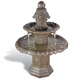 Outdoor Living : Sunterra Lion 2-Tier Fountain
