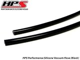 HPS 3.5mm High Temp Silicone Vacuum Hose Black x 5 Feet