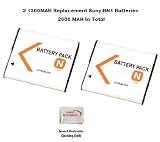2 Pack Of The Sony NP BN1 Extended Life 1300MAH! Each Replacement Battery Packs For The Sony Cyber Shot DSC TX5, DSC TX7, DSC TX9, DSC T99, DSC W330, DSC WX5, DSC W310, DSC W350, DSC W330 2600MAH In Total + SSE Cleaning Cloth 41OelTdoznL. SL160 2 Pack Of The Sony NP BN1 Extended Life 1300MAH! Each Replacement Battery Packs For The Sony Cyber Shot DSC TX5, DSC TX7, DSC TX9, DSC T99, DSC W330, DSC WX5, DSC W310, DSC W350, DSC W330 2600MAH In Total + SSE Cleaning Cloth