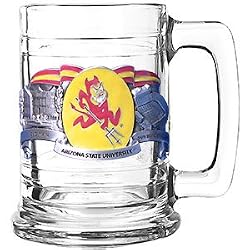 Arizona State Sun Devils 15 oz Colonial Beverage Glass Tankard - NCAA College Athletics Fan Shop Sports Team Merchandise
