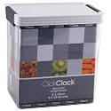 ClickClack 505002 Airtight Storer 4-1/2-Quart Canister with White Lid