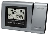 La Crosse Technology  WT-5210U-IT Projection Alarm Clock with Indoor/Outdoor Temperature