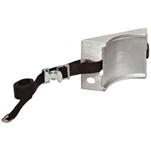 Talboys 715 Aluminum Cylinder Wall Bracket with Strap, 1.875" Length x 8.125" Width x 4.625" Height