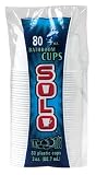 Solo  3-Ounce Plastic Bathroom Cups, 80-Count Packages (Pack of 12)